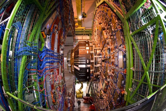 De Large Hadron Collider in het CERN.
