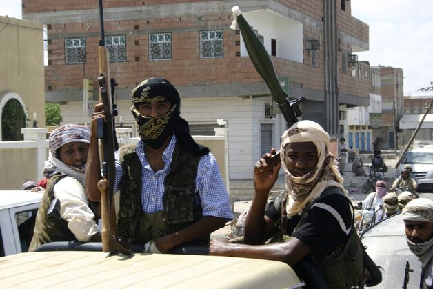 Strijders van Anshar al-Sharia, een Jemenitische tak van al-Qaeda