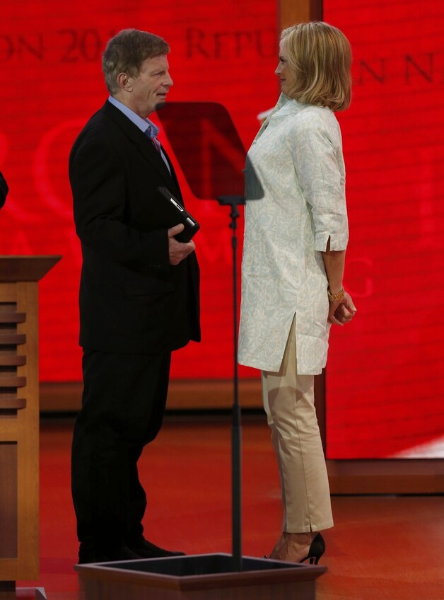 Stevens met Ann Romney.