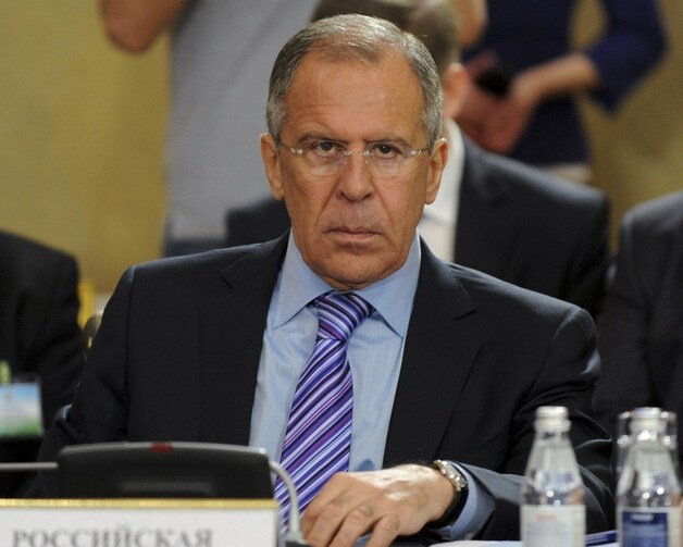 Russisch minister van Buitenlandse Zaken Sergei Lavrov.