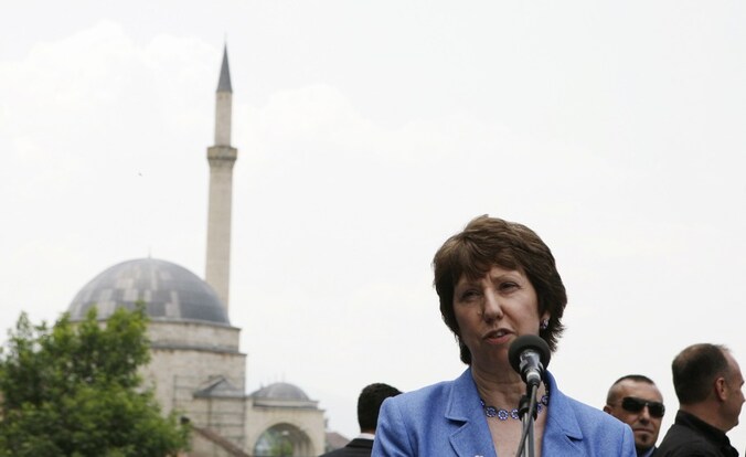 Catherine Ashton, hoge vertegenwoordiger van de Europese Unie.