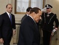 Berlusconi na zijn gesprek met president Giorgio Napolitano.