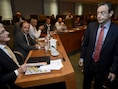 N-VA-voorzitter Bart De Wever en Vlaams minister Geert Bourgeois. Foto uit oktober 2012.