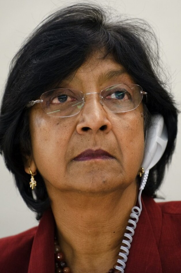 VN-Mensenrechtencommissaris Navi Pillay.