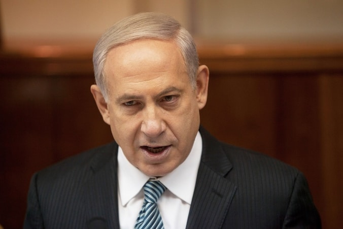 De Israëlische premier Benjamin Netanyahu