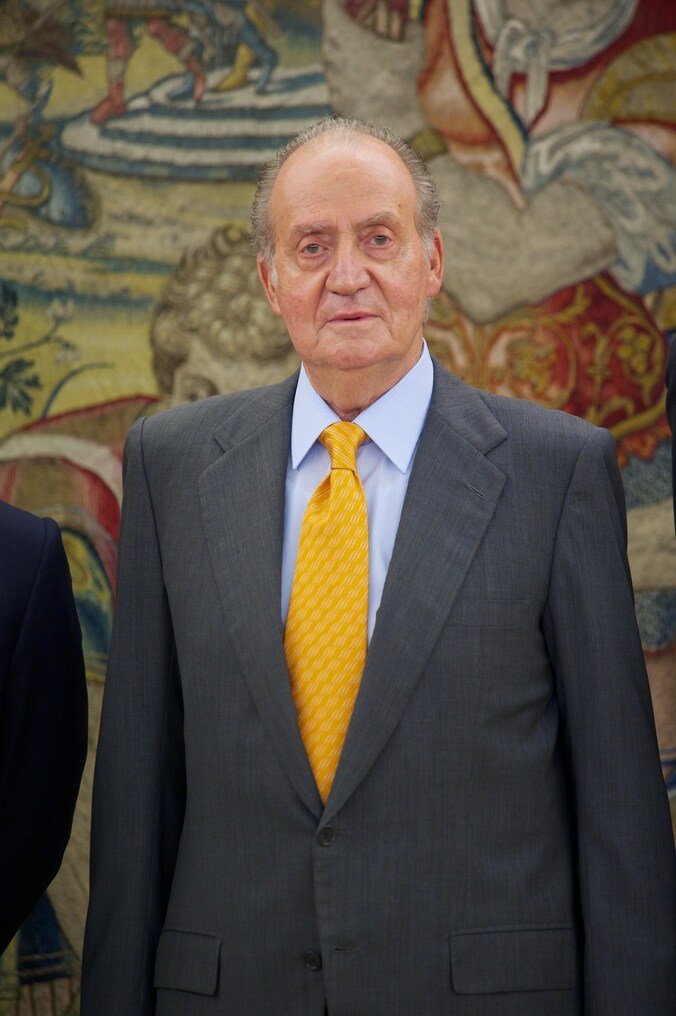 De Spaanse koning Juan Carlos