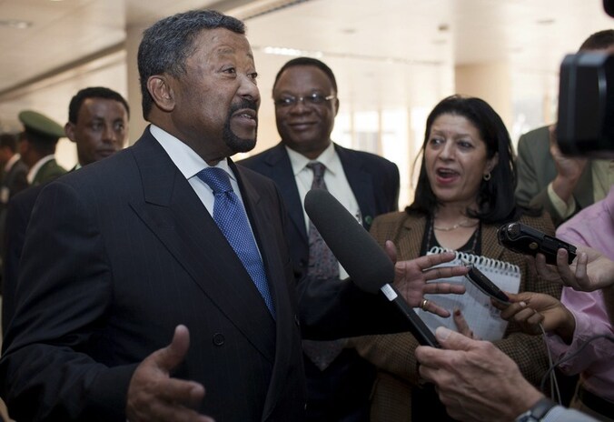 Voorzitter van de Afrikaanse Unie, Jean Ping