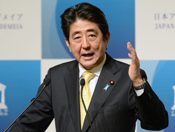 De Japanse premier Shinzo Abe.