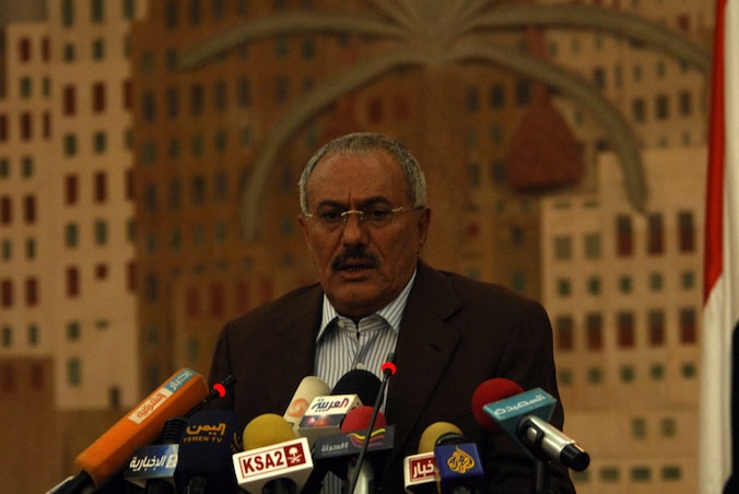 President Ali Abdullah Saleh.