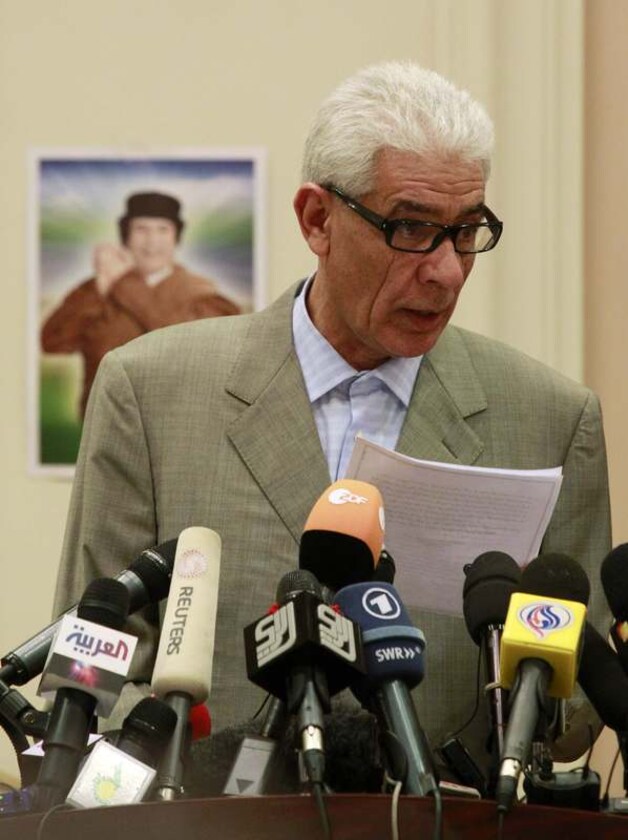 Moussa Koussa, hier nog als Libisch minister (archieffoto)