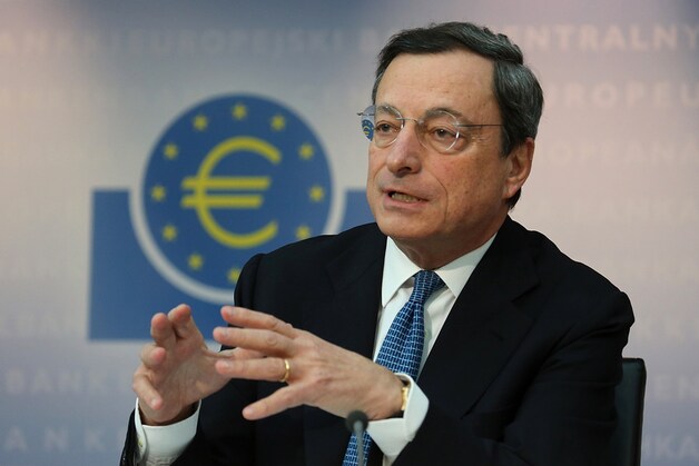 ECB-voorzitter Mario Draghi.