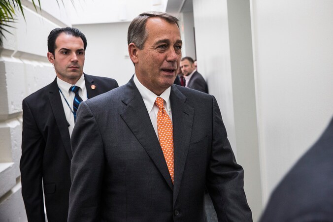 John Boehner (rechts).