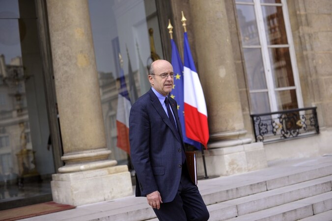 Alain Juppé, Frans minister van Buitenlandse Zaken.