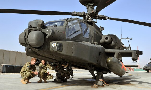 Harry op de militaire basis Camp Bastion in de Afghaanse provincie Helmand.