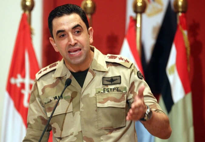 Militair woordvoerder Ahmed Ali.
