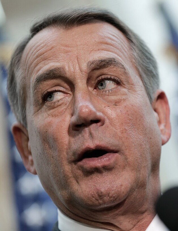 De Republikeinse voorzitter van het Amerikaanse Huis van Afgevaardigden John Boehner.