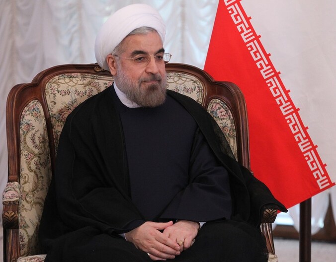 De Iraanse president Rohani.