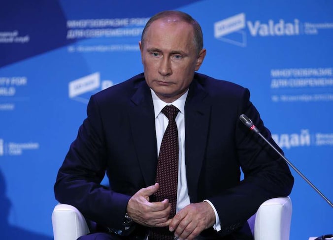 De Russische president Vladimir Poetin.