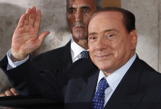 De Italiaanse voormalige premier Silvio Berlusconi.