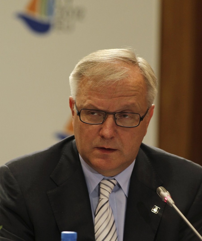 De Europese Commissaris Olli Rehn.