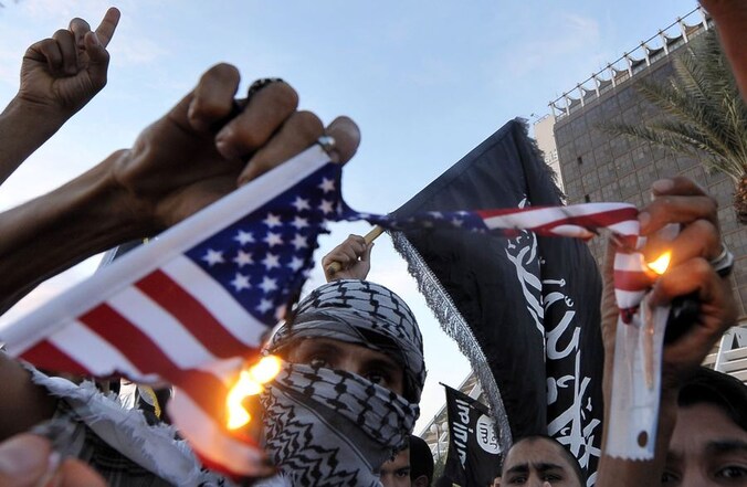 In het Libische Benghazi waren er opnieuw anti-Amerikaanse protesten na de 'ontvoering'.