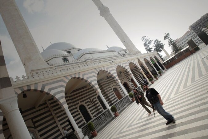 Archiefbeeld van het mausoleum van Khalid ibn Walid.