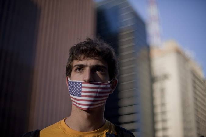 Protest in Brazilië tegen de praktijken van de NSA, gisteren.