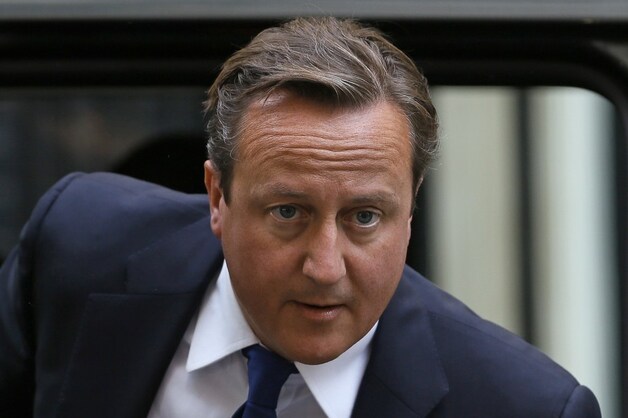 De Britse premier David Cameron