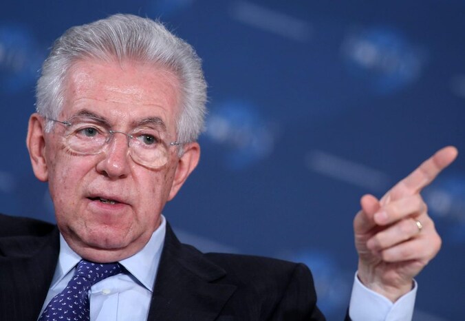 Premier van Italië Mario Monti.