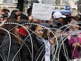 Gisteren begon het protest tegen de moord op oppositieleider Chokri Belaid.