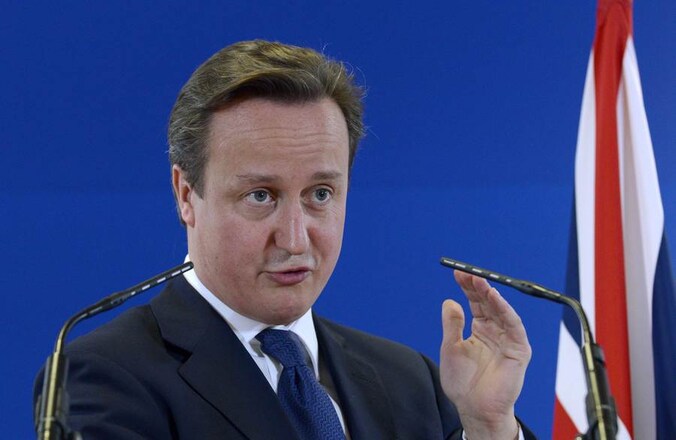 De Britse premier David Cameron.