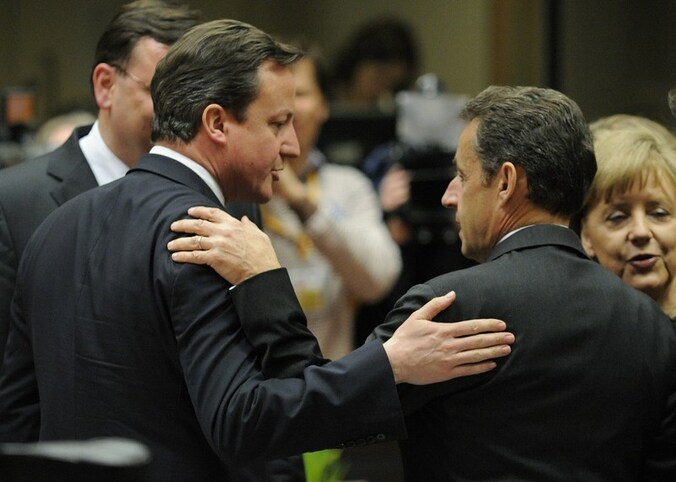 David Cameron en Nicolas Sarkozy