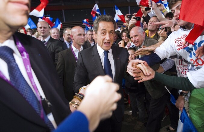 De Franse president Nicolas Sarkozy.