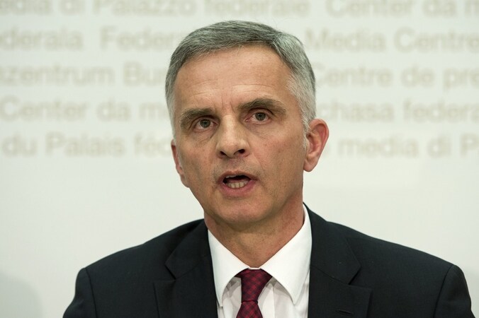Zwitsers bondspresident Didier Burkhalter.