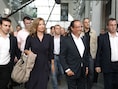 François Hollande en Valerie Trierweiler keerden gisteren per TGV terug van vakantie.
