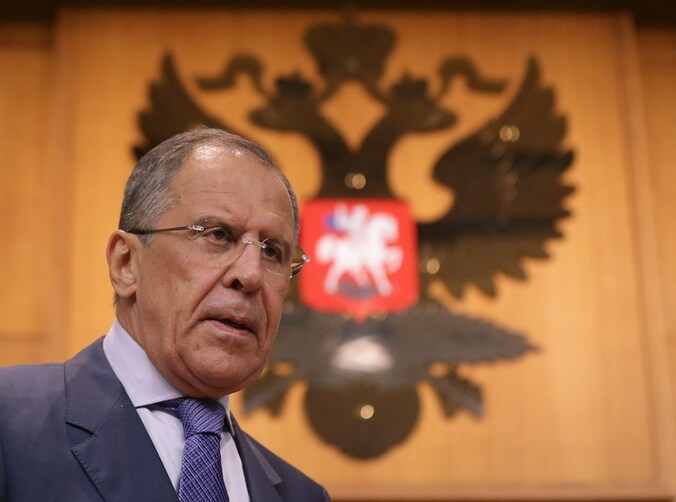 De Russische minister van Buitenlandse Zaken Sergey Lavrov.
