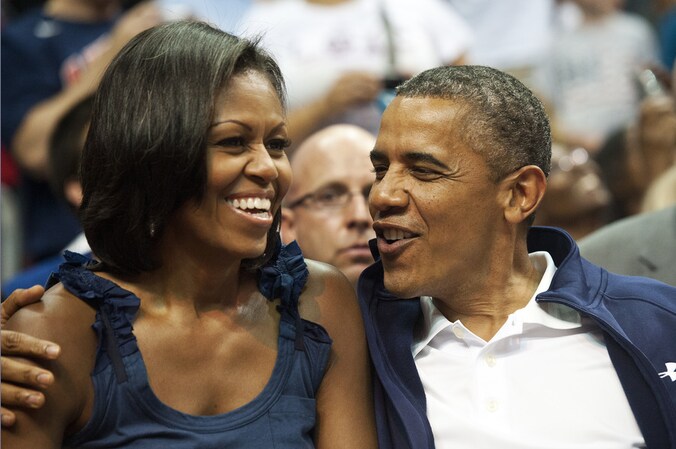 Michelle en Barack Obama.