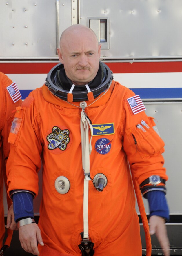 Mark Kelly, Giffords' echtgenoot en bevelhebber van de vlucht.