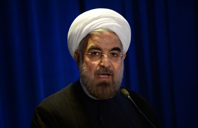De nieuwe, gematigde Iraanse president Hassan Rouhani.