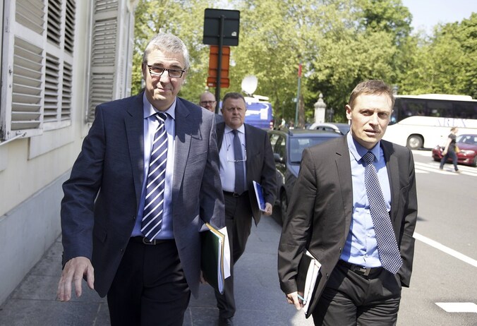 Pieter Timmermans en Karel Van Eetvelt.