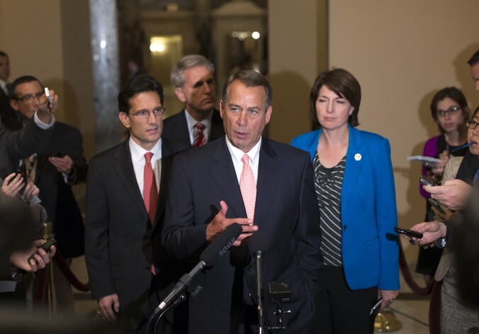 De strategie van de Republikeinse partij van voorzitter van het Huis Van Afgevaardigden John Boehner wordt niet gesmaakt door het Amerikaanse volk.