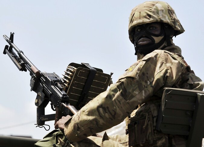 Soldaat in Mali.