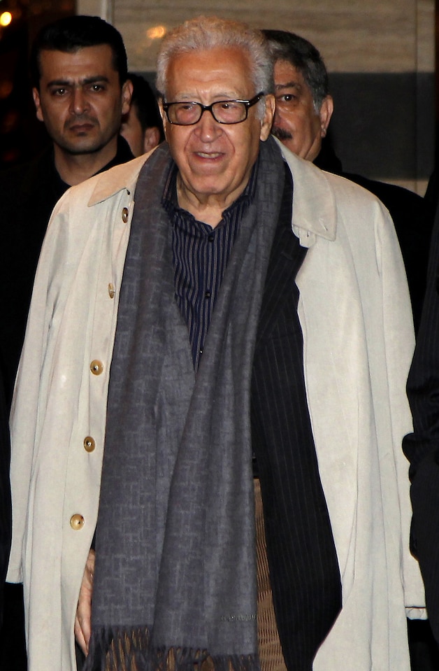 Lakhdar Brahimi is aangekomen in Damascus.