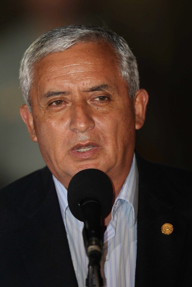 De Guatemalteekse president Otto Perez Molina