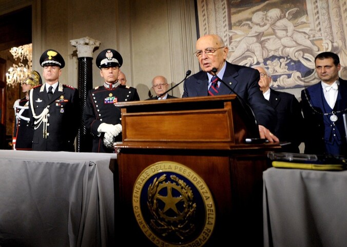 Giorgio Napolitano.