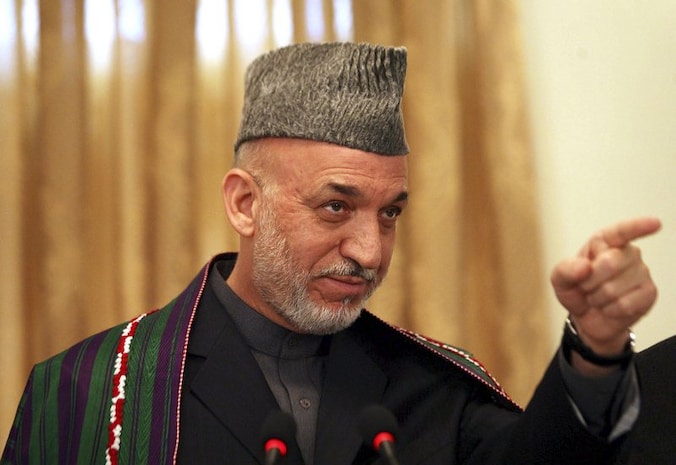President Hamid Karzai riep zijn 'talibanbroeders' op om de vrede in Afghanistan te herstellen. Tevergeefs.