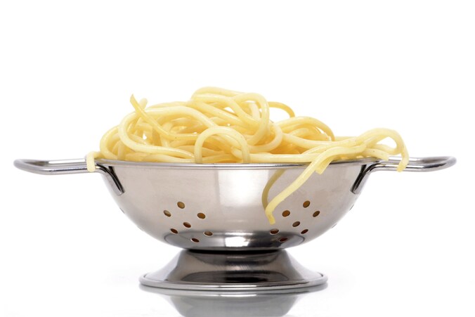 Spaghettivergiet als hoofddeksel? De pastafarianen gaan ervoor.