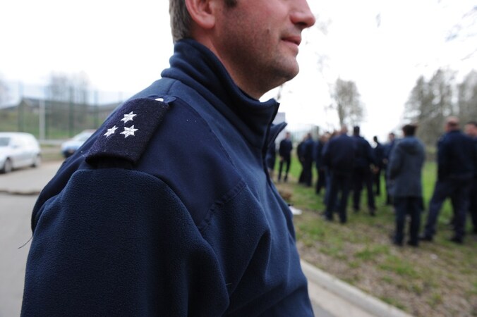 Cipiers staken aan de gevangenis van Saint-Hubert;