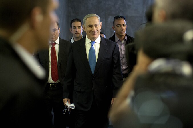 De Israëlische premier Benjamin Netanyahu.