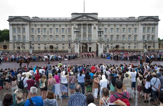 Archiefbeeld van Buckingham Palace.